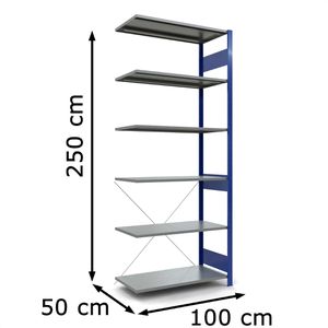 Produktbild für Anbauregal Schulte 12656-B, für Schwerlastregal