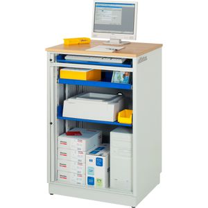 Produktbild für Computerschrank Rau adlatus Modell 2000, lichtgrau