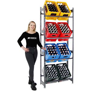 Produktbild für Getränkekistenregal PROREGAL High Big Camel, für 8 Kisten