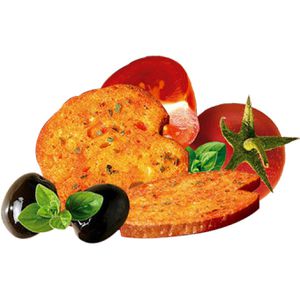 Produktbild für Brotchips Maretti Bruschette Chips Tomato, Olives &amp; Oregano