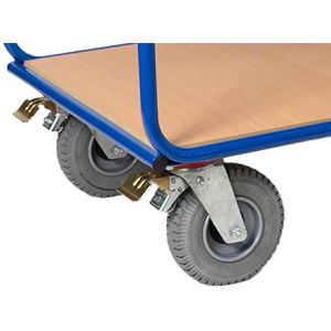 Produktbild für Tischwagen Rollcart 08-7217LB, aus Metall &amp; Holz