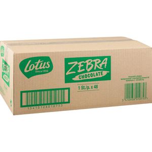Produktbild für Kuchen Lotus Zebra Chocolate, mit Fruchtfüllung &amp; Glasur