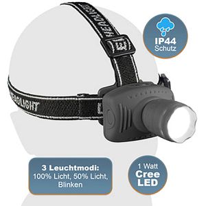 Produktbild für Stirnlampe Eaxus 90800 LED, mit Batterie