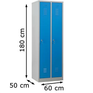 Produktbild für Spind G-Office WRC/2.1860, lichtblau