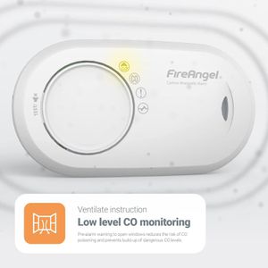 Produktbild für CO-Melder Fireangel FA-3820, mit Batterie