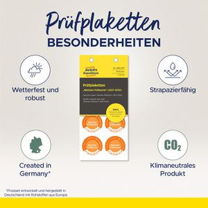 Produktbild für Prüfplaketten Zweckform 6988, nächster Prüftermin