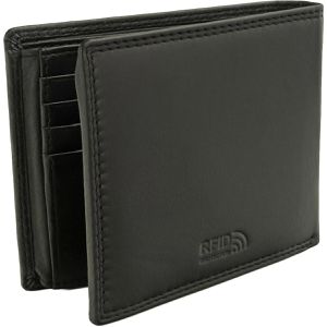 Produktbild für Portemonnaie FaVolmer SQ70, schwarz, aus Echt Leder