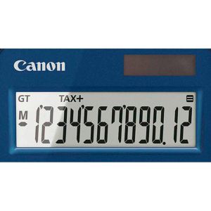 Produktbild für Taschenrechner Canon KS-125KB, MwSt-Berechnung, dunkelblau