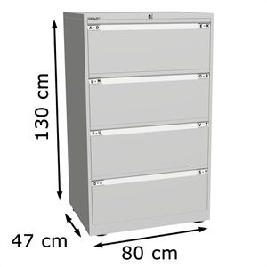 Produktbild für Hängeregisterschrank Bisley Essentials YESF0813