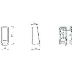 Produktbild für Seifenspender CWS PureLine Cream, 1700487