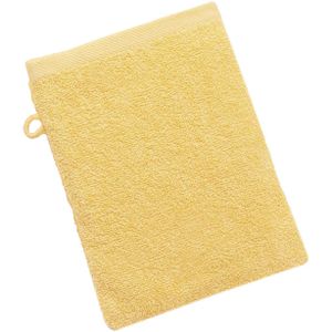 Waschlappen Zollner Elba II, sonnengelb, 16 x 21 cm