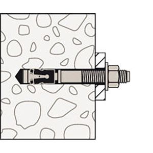 Produktbild für Schwerlastdübel Fischer FAZ II Plus 16/25 gvz
