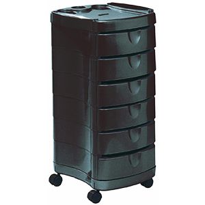 Produktbild für Friseurwagen Comair Stapelboy Ciak Carrello, schwarz