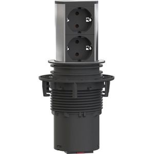 Einbausteckdose Bachmann Elevator, mit 2 m Kabel, versenkbar