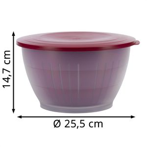 Produktbild für Schüssel Westmark Olympia 2418227R, Set mit Deckel und Sieb