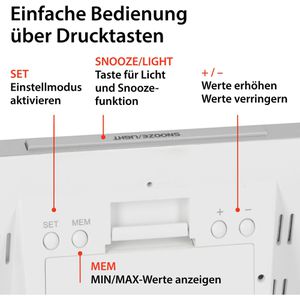 Produktbild für Wetterstation ADE WS2136-2, Funk, digital