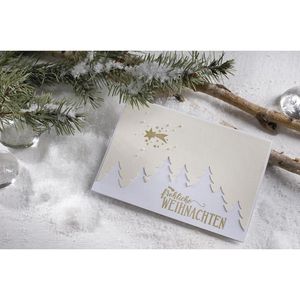 Produktbild für Motivstempel Rayher 29149000 Fröhliche Weihnachten, aus Holz