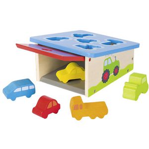 Produktbild für Motorikspielzeug Goki 58668, Sort Box Fahrzeuge