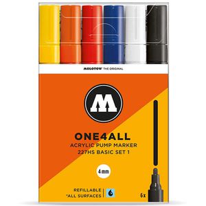 Acrylstifte Molotow One4All 227HS, Basic-Set 1