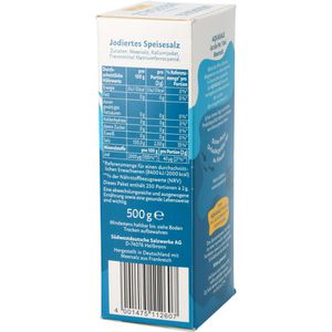 Produktbild für Salz Aquasale Meersalz mit Jod, in der Schachtel