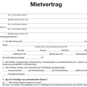 Produktbild für Mietvertrag Herlitz 860445, DIN A4