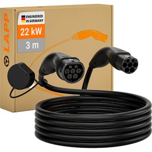 Produktbild für Elektroauto-Ladekabel Lapp Mode 3, IP55, 3 m