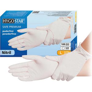 Einmalhandschuhe Franz-Mensch Safe Premium, weiß, 100 Stück