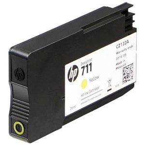 Produktbild für Tinte HP 711, CZ132A gelb