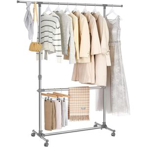 Produktbild für Garderobenständer Songmics LLR401, silber