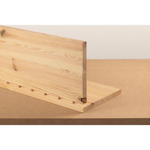 Wolfcraft Holzdübel 2907000, 8 x 40mm, Riffeldübel, 150 Stück – Böttcher AG