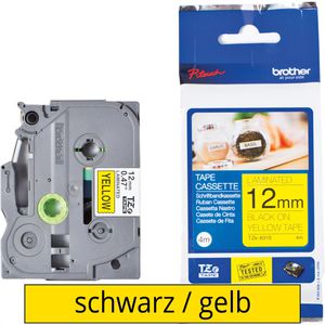 Schriftband Brother TZe-631S, 12mm