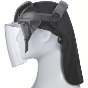 Produktbild für Schutzhelm-Nackenschutz Uvex Sonnenschutz, 9790170, schwarz