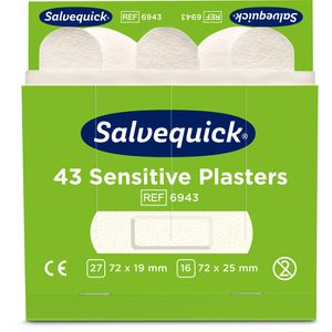 Pflaster Salvequick Sensitive, 43 Strips