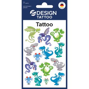Temporäre-Tattoos Zweckform Z-Design 56751, farbig
