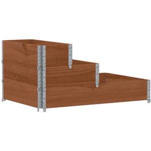 Palettenaufsatz vidaXL 4010312, braun, Holz