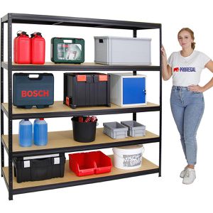 Produktbild für Weitspannregal PROREGAL Giant Elephant, 5 Holzböden