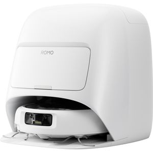 Saugroboter DJI Romo A, Roboter transparent, Station weiß