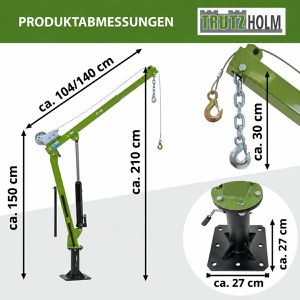 Produktbild für Werkstattkran Trutzholm 7091, Ladekran