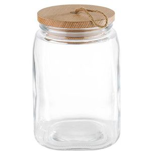 Produktbild für Vorratsglas APS Woody 82257, mit Holzdeckel