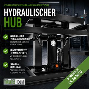 Produktbild für Auffahrrampe Trutzholm mit Wagenheber, 2 Stück