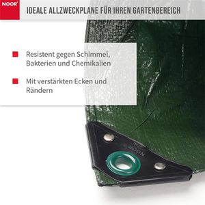 Produktbild für Abdeckplane NOOR Hobby, grün
