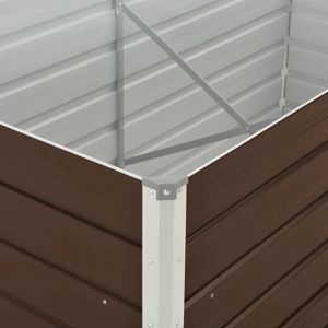 Produktbild für Hochbeet vidaXL 45709, aus verzinktem Stahl