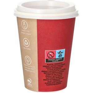 Produktbild für Trinkbecher Papstar 81065 To Go, farbig