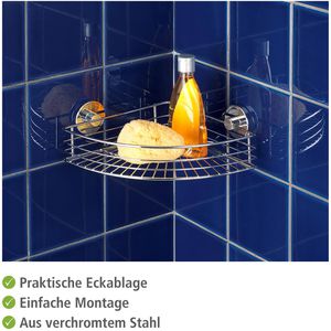 Produktbild für Duschablage Wenko Bari Vacuum-Loc, verchromt