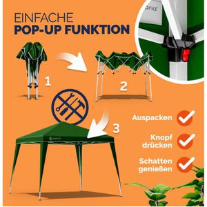 Produktbild für Pavillon CASARIA Capri Popup, 100384, grün