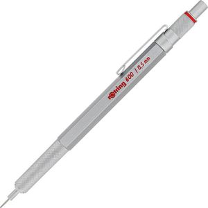 Druckbleistift Rotring 600, silber, Metall