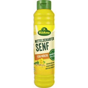 Kühne Senf mittelscharf, fein würzig, 875ml