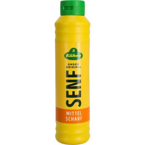 Produktbild für Senf Kühne mittelscharf, cremig-würzig, fein