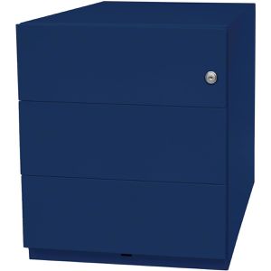 Produktbild für Rollcontainer Bisley Note, aus Metall, oxfordblau