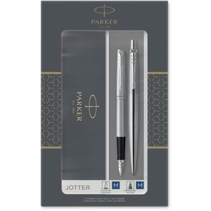 Produktbild für Schreibset Parker Jotter Edelstahl C.C., 2093258, 2-teilig